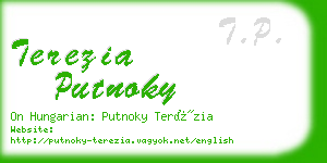 terezia putnoky business card